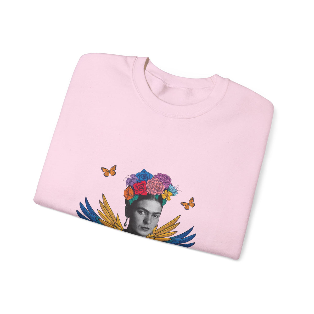 Frida Kahlo Winged Sacred Heart Crewneck Sweatshirt
