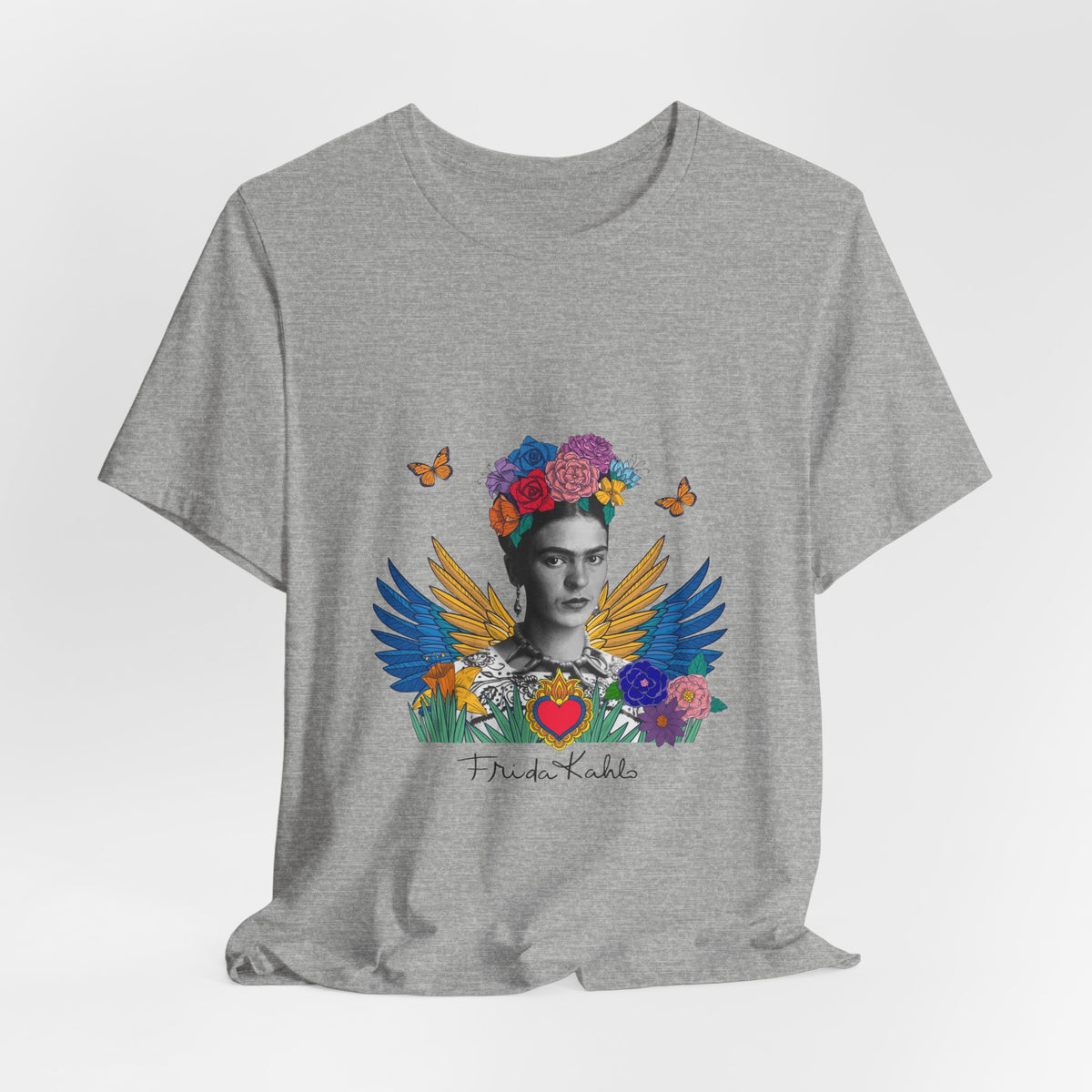 Frida Kahlo Winged Sacred Heart T-Shirt