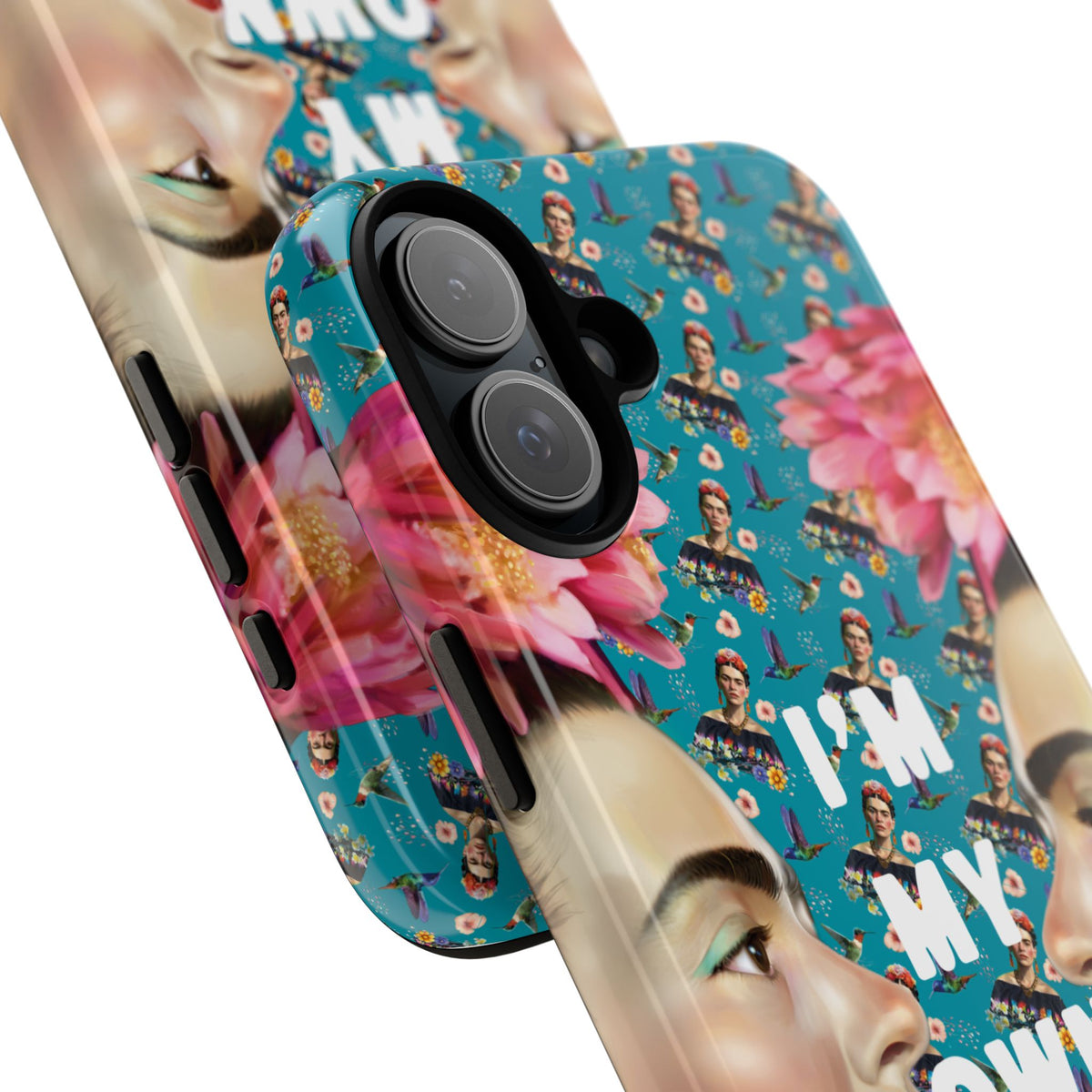Frida Kahlo I Am My Own Muse Mirror Portrait iPhone Case