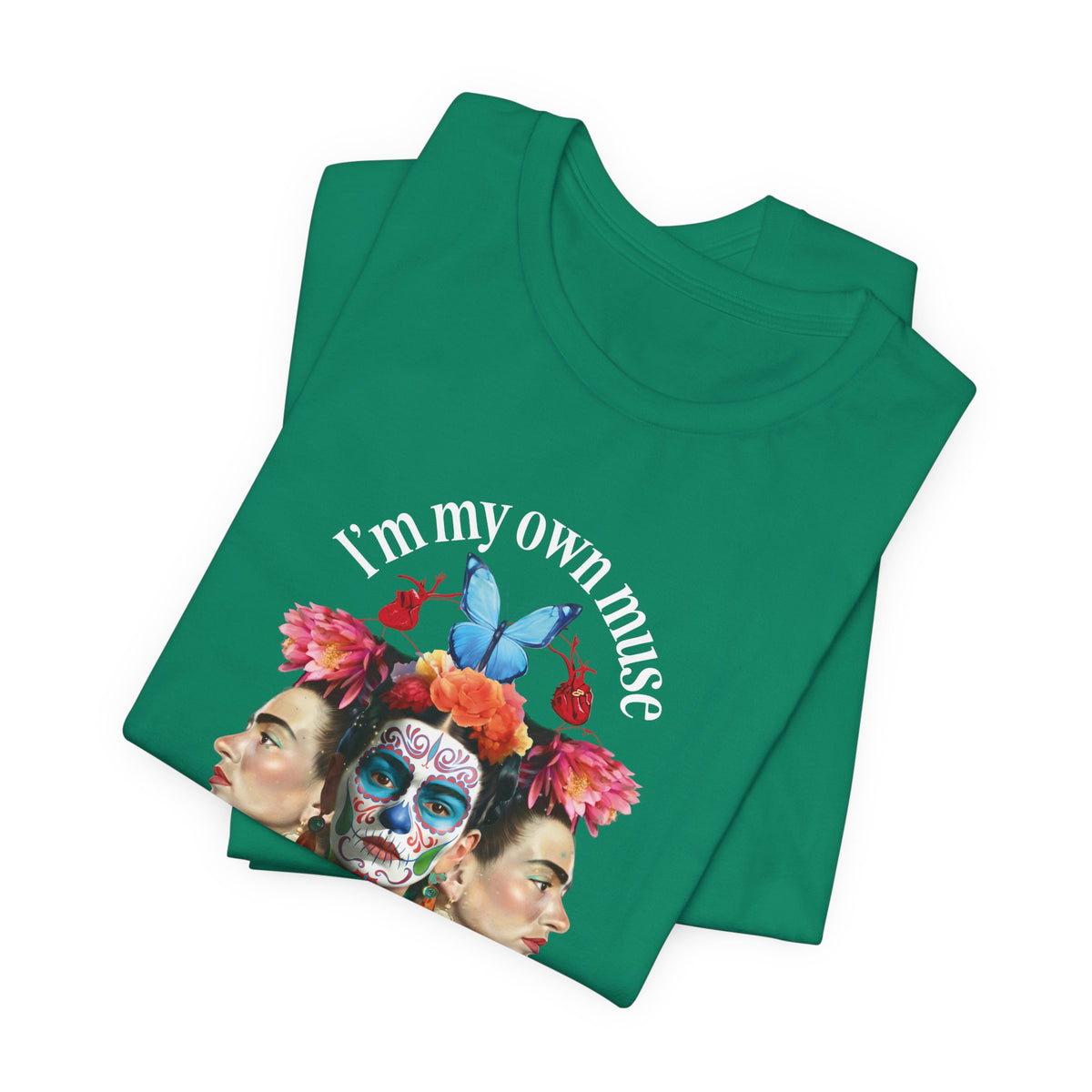 Frida Kahlo Butterfly Mirror Portrait T-Shirt