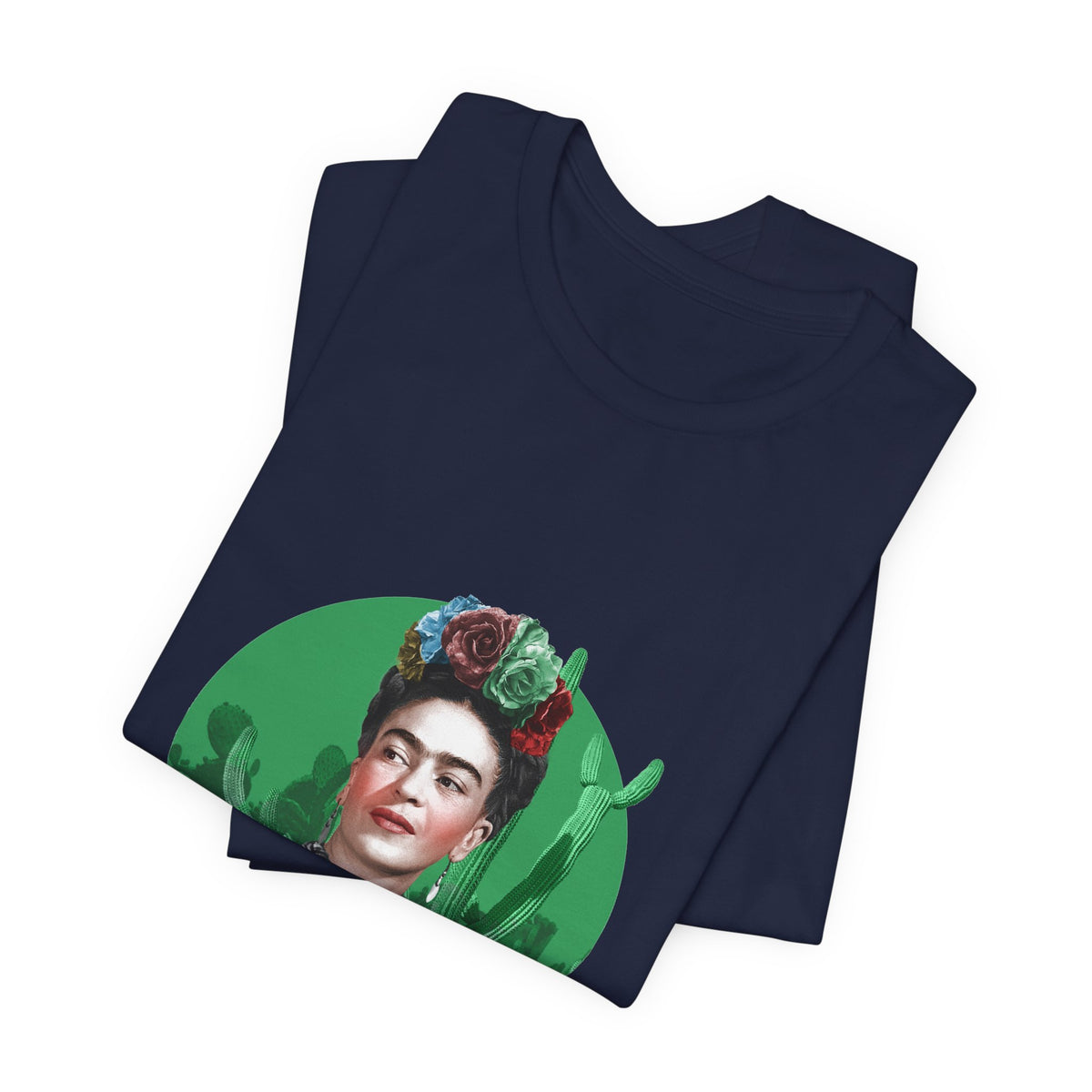 Frida Kahlo Cactus Garden Medallion T-Shirt