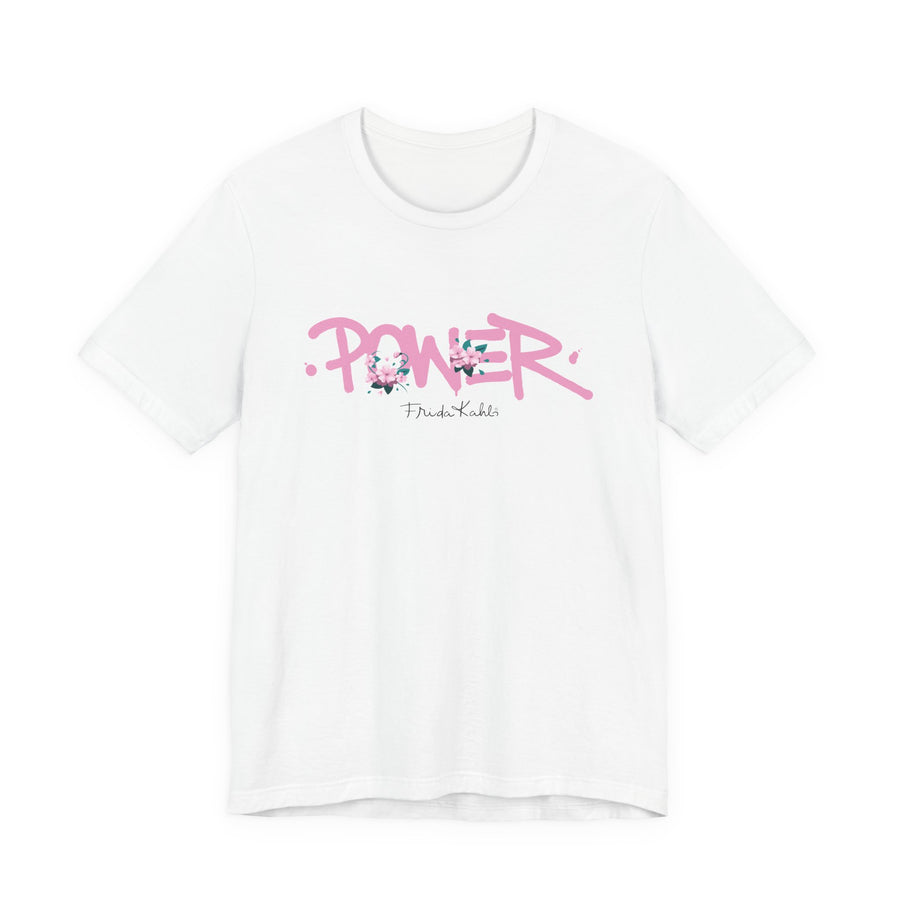 Frida Kahlo Power Graffiti Breast Cancer Awareness T-Shirt