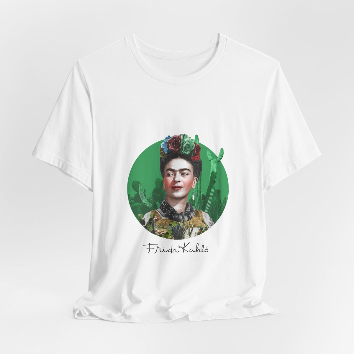 Frida Kahlo Cactus Garden Medallion T-Shirt