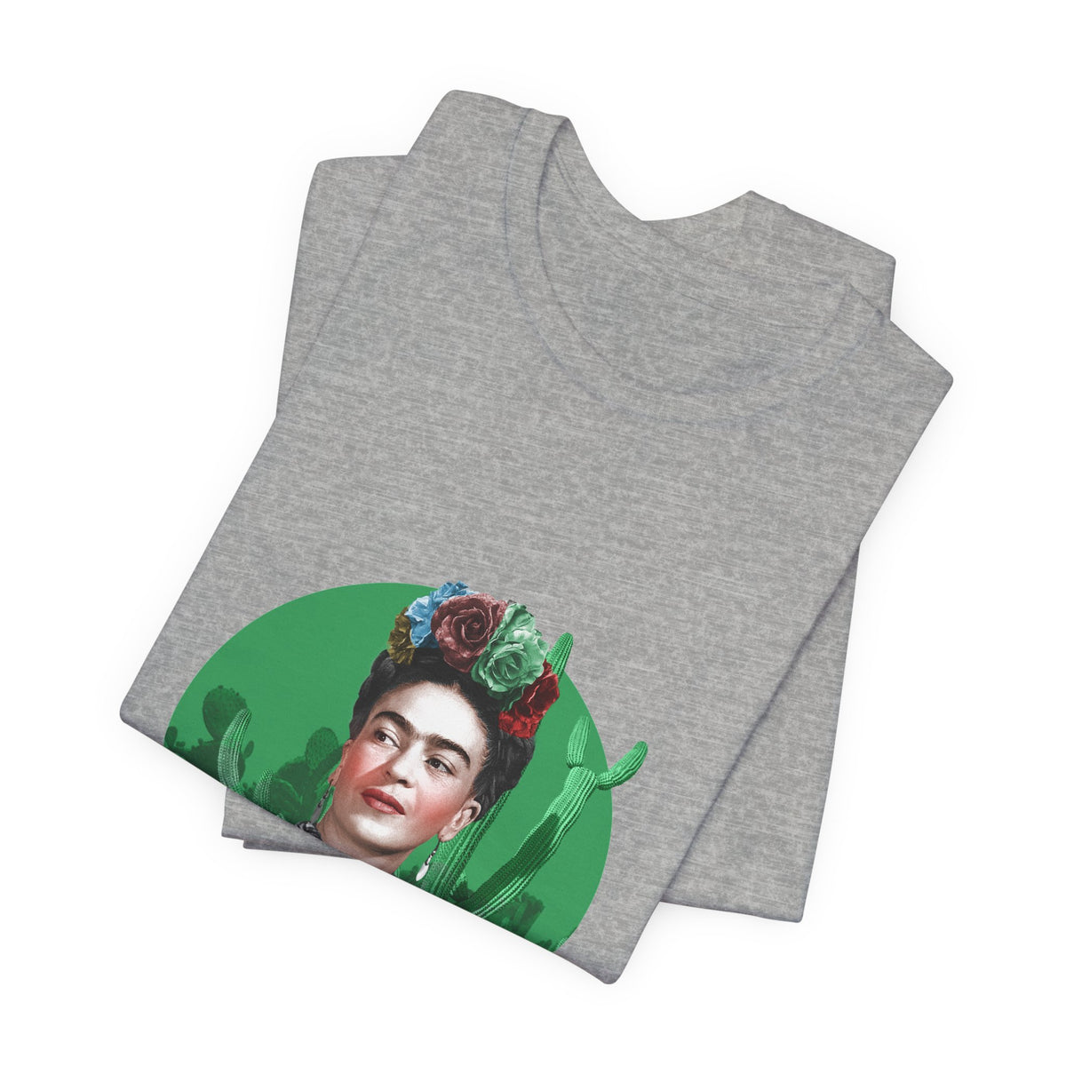 Frida Kahlo Cactus Garden Medallion T-Shirt