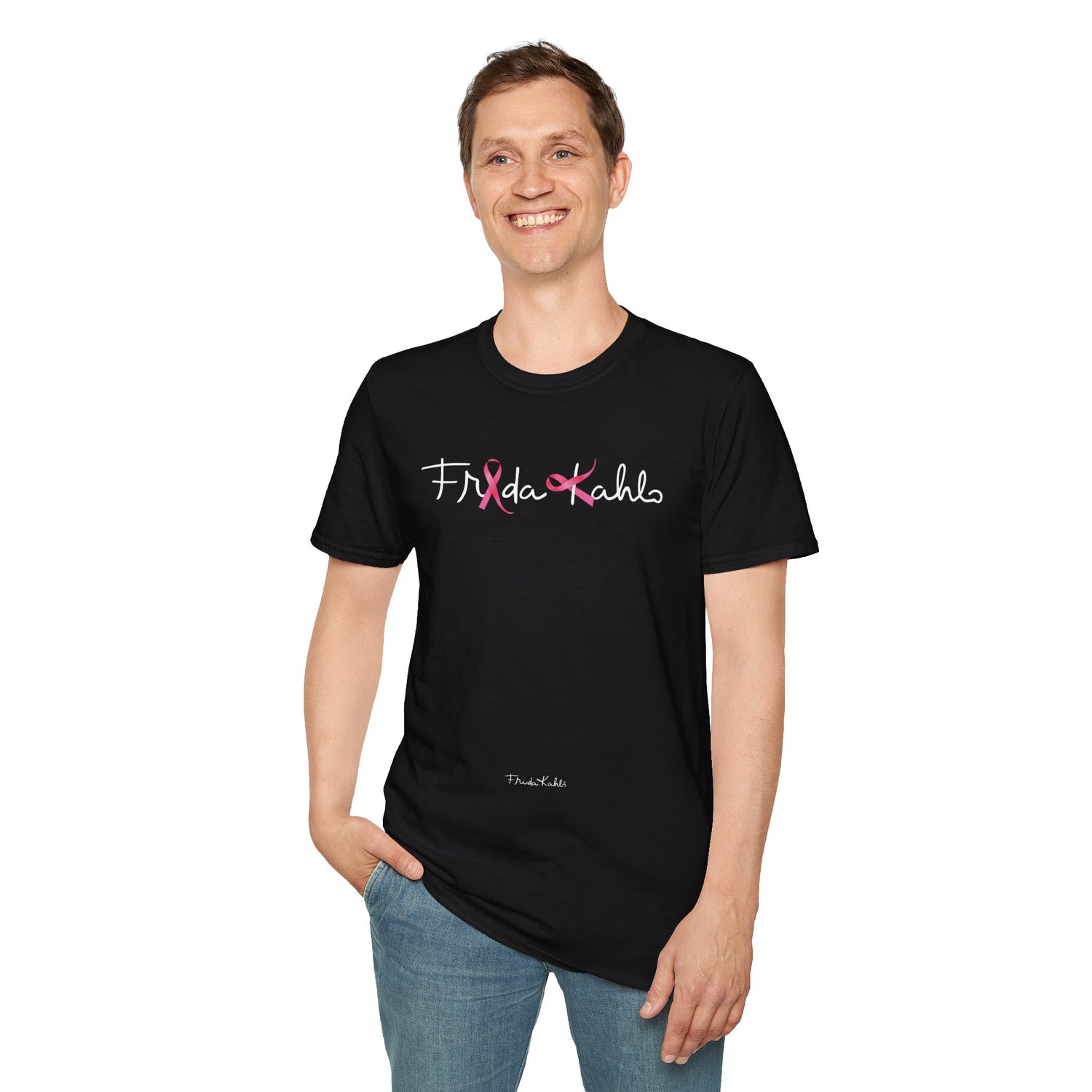 Frida Kahlo Breast Cancer Awareness T-Shirt