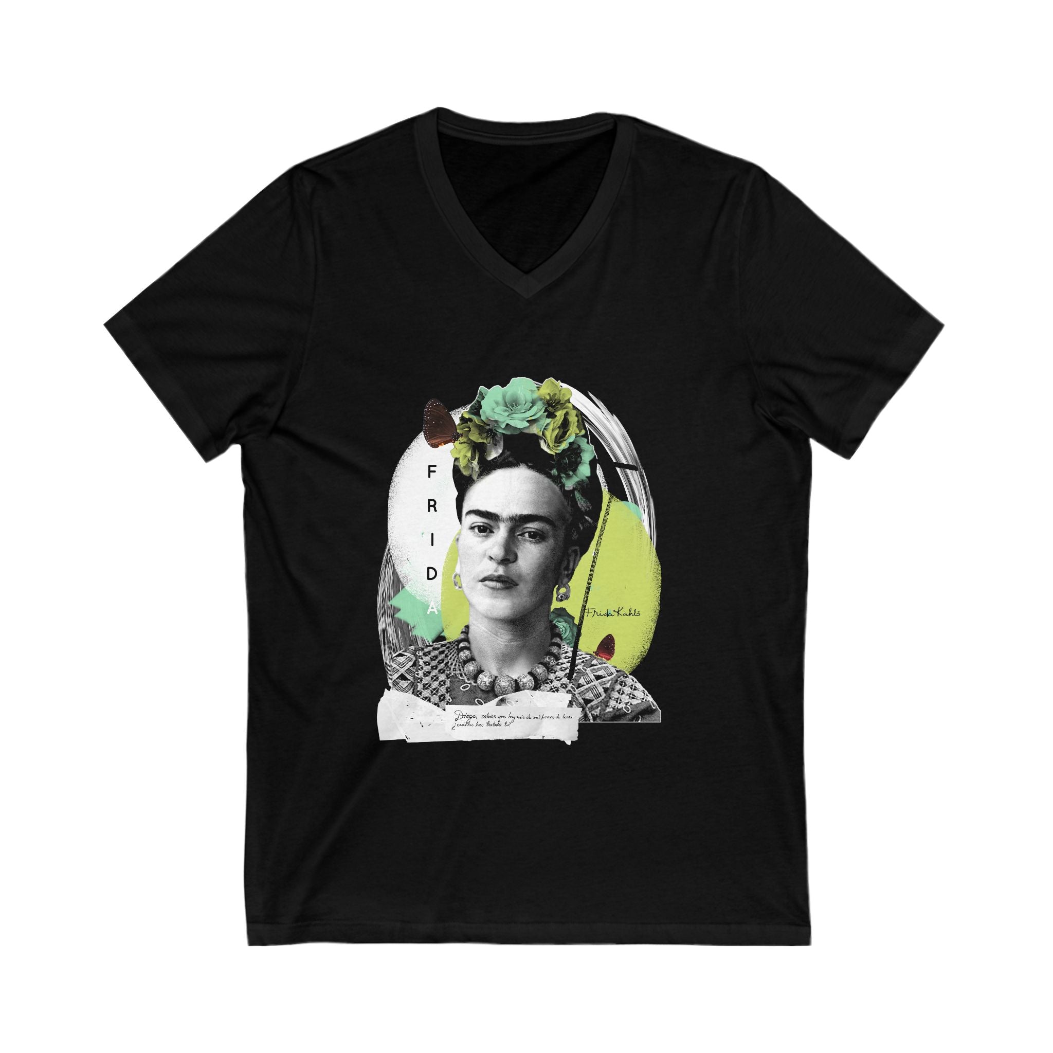 Frida Kahlo V-Neck Tee