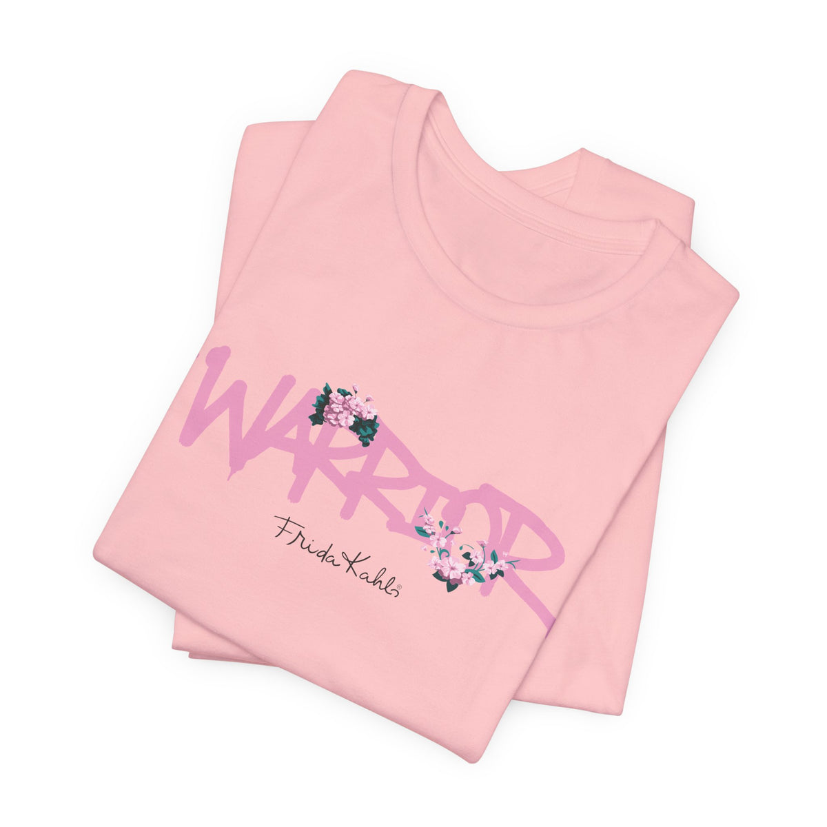 Frida Kahlo Warrior Graffiti Breast Cancer Awareness T-Shirt