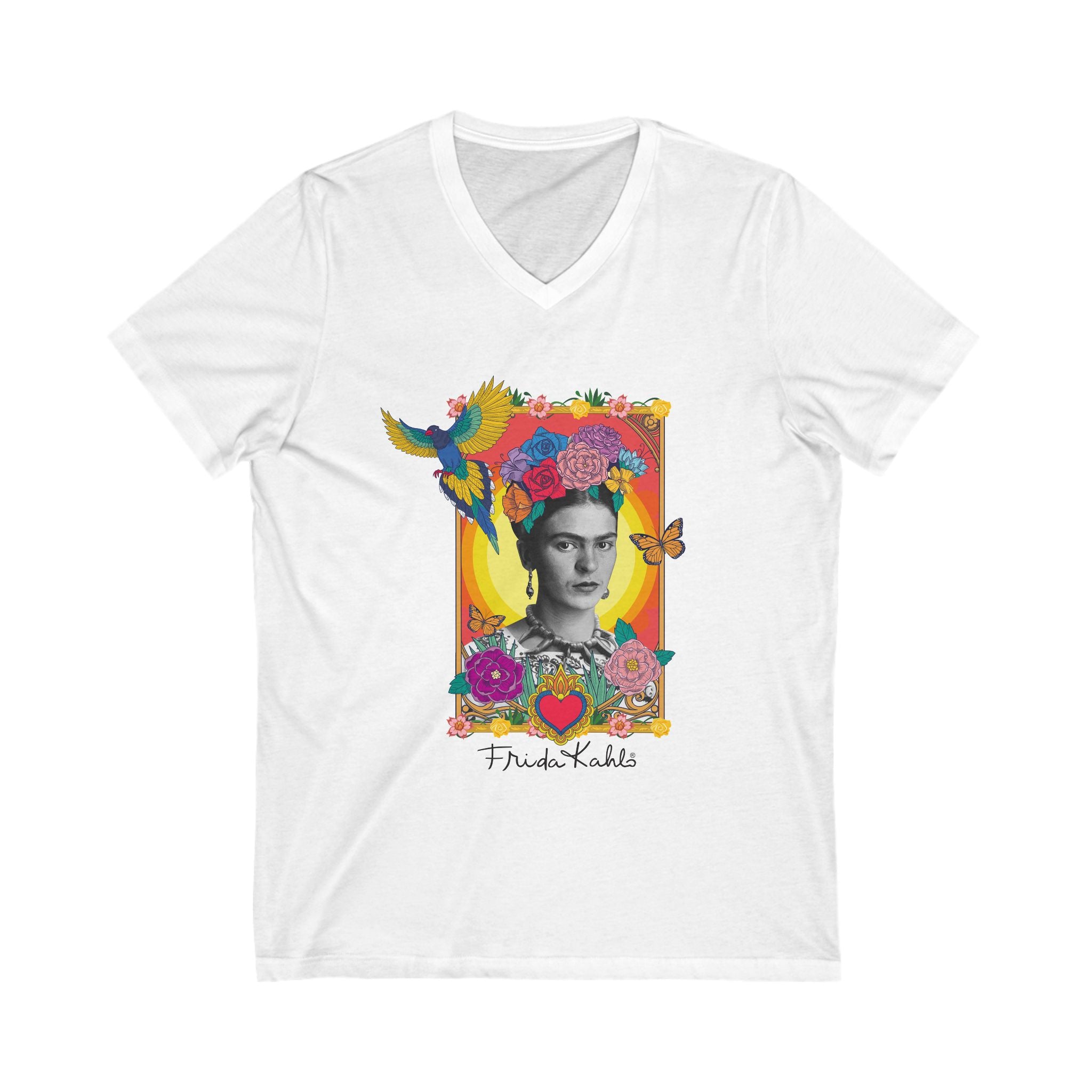 Frida Kahlo V-Neck Tee