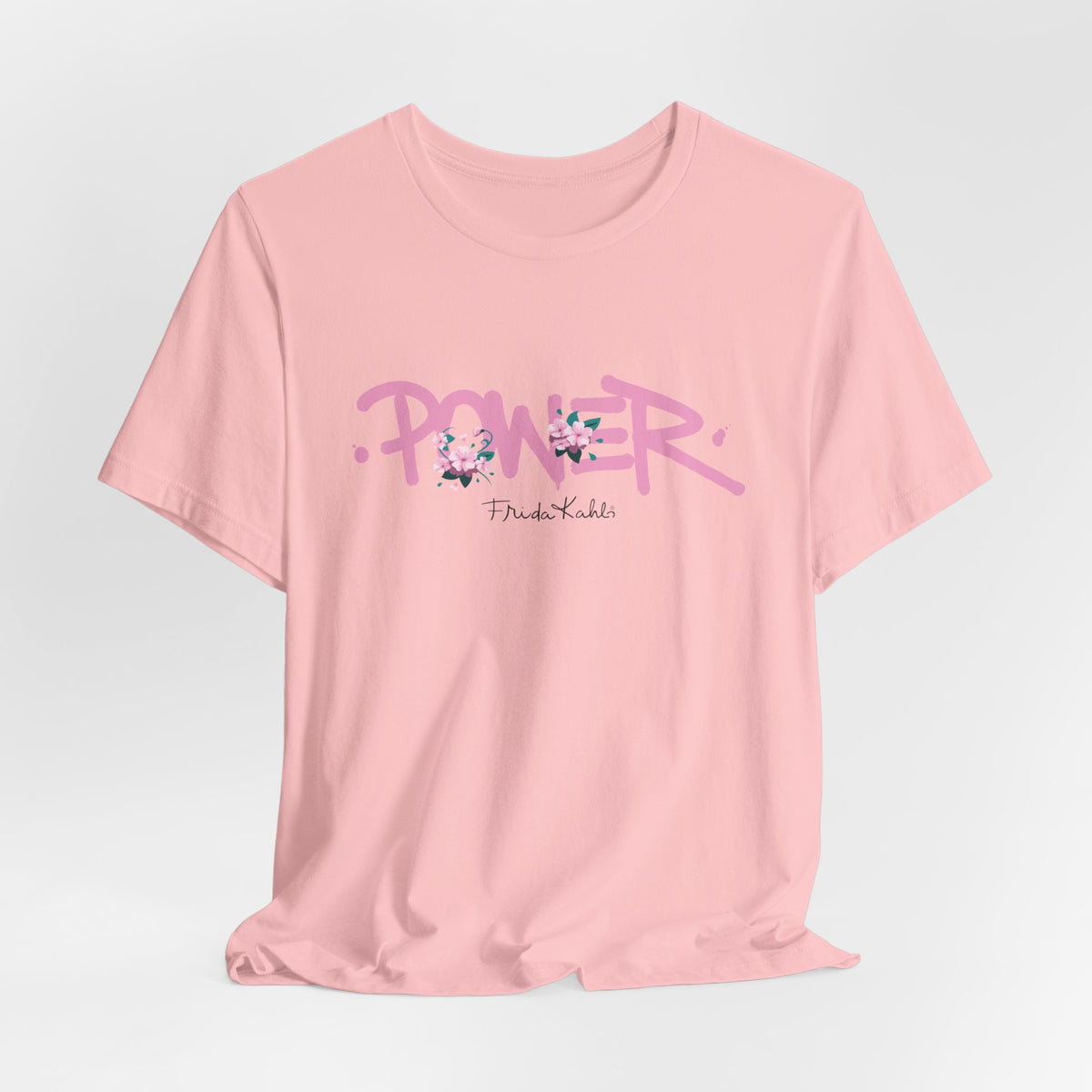 Frida Kahlo Power Graffiti Breast Cancer Awareness T-Shirt