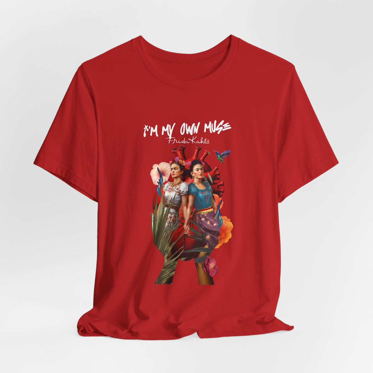 Frida Kahlo Anatomical Heart Embrace T-Shirt