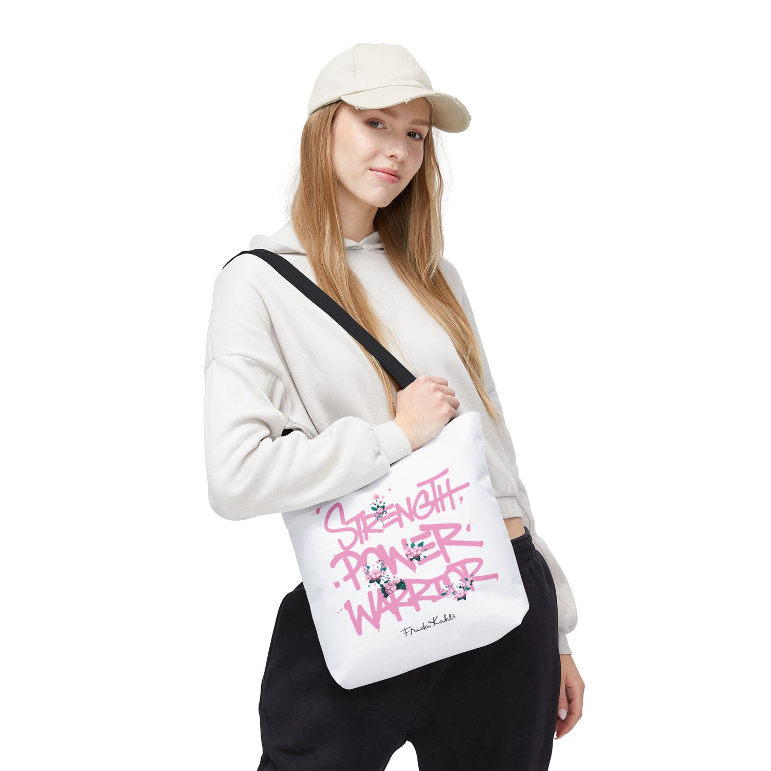 Frida Kahlo Tote Bag - Breast Cancer Awareness Collection