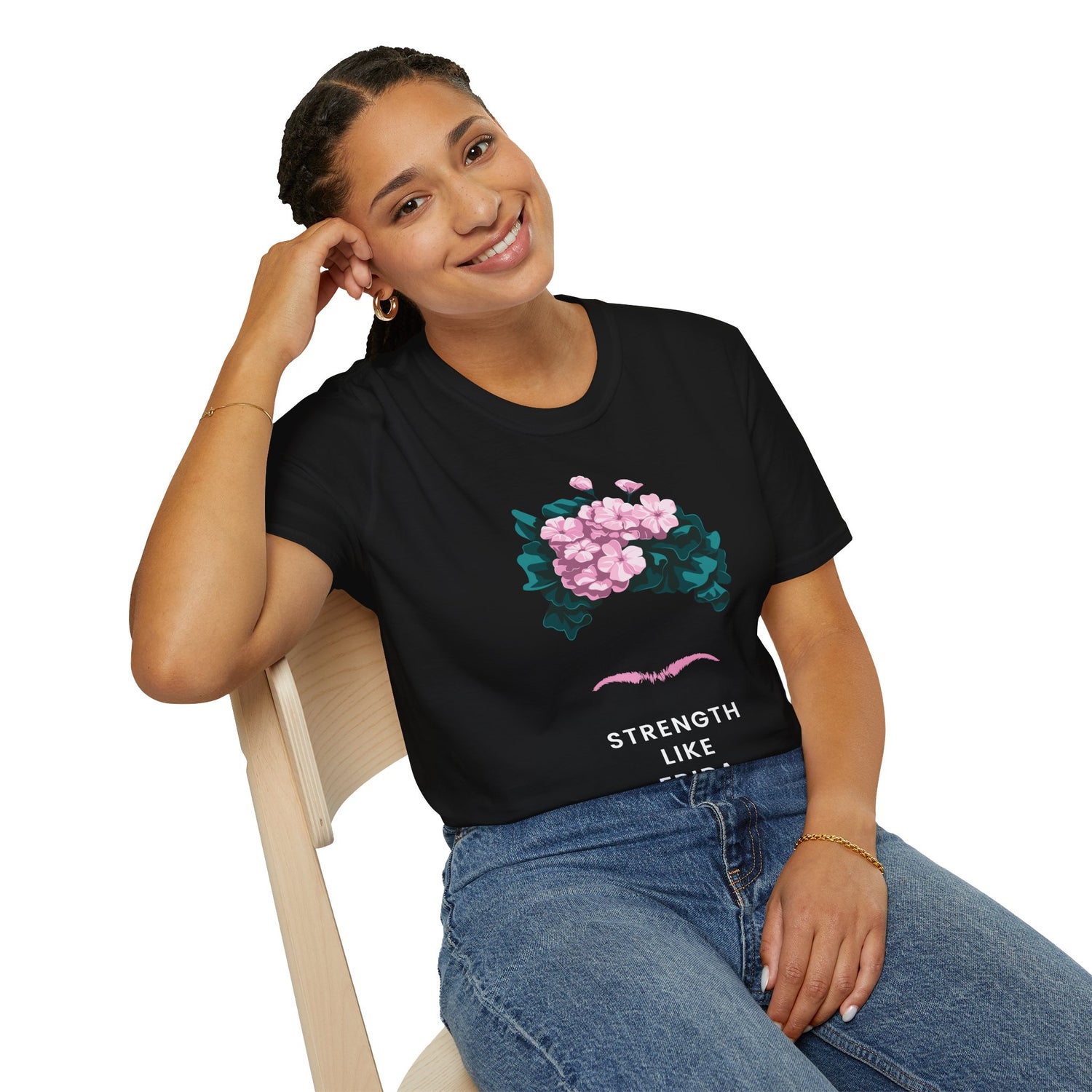 Frida Kahlo Breast Cancer Awareness T-Shirt