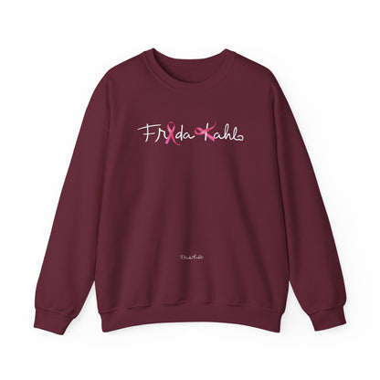 Frida Kahlo Inspired Sweatshirt - Breast Cancer Awareness Collection