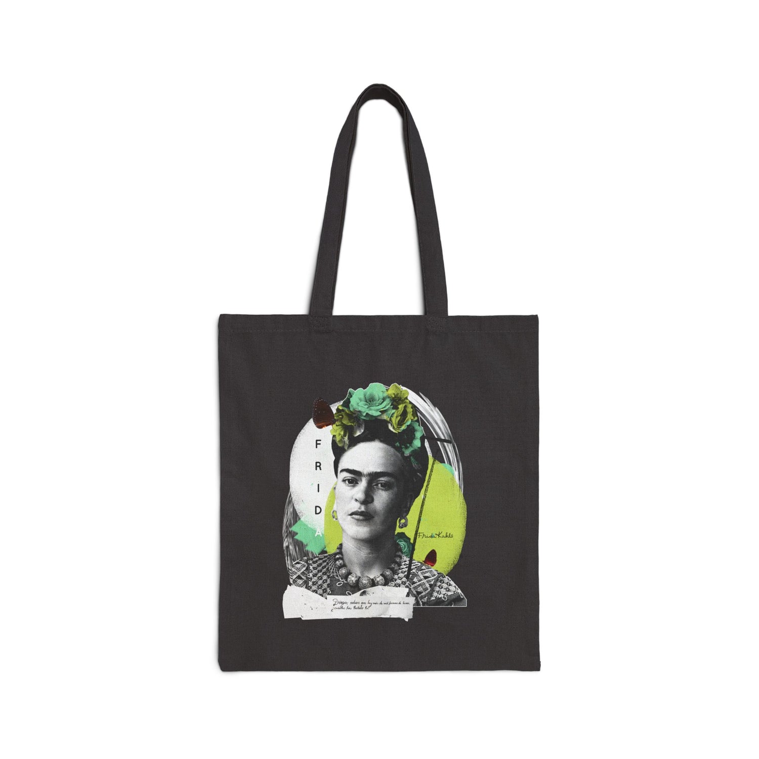 Canvas Tote Bag - Frida Kahlo Collection, Iconic Portraits and Vibrant Colors