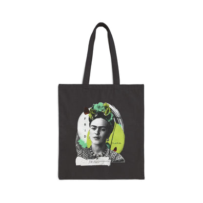 Canvas Tote Bag - Frida Kahlo Collection, Iconic Portraits and Vibrant Colors