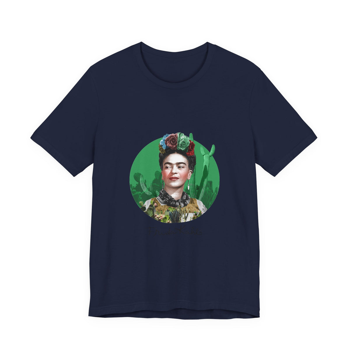 Frida Kahlo Cactus Garden Medallion T-Shirt
