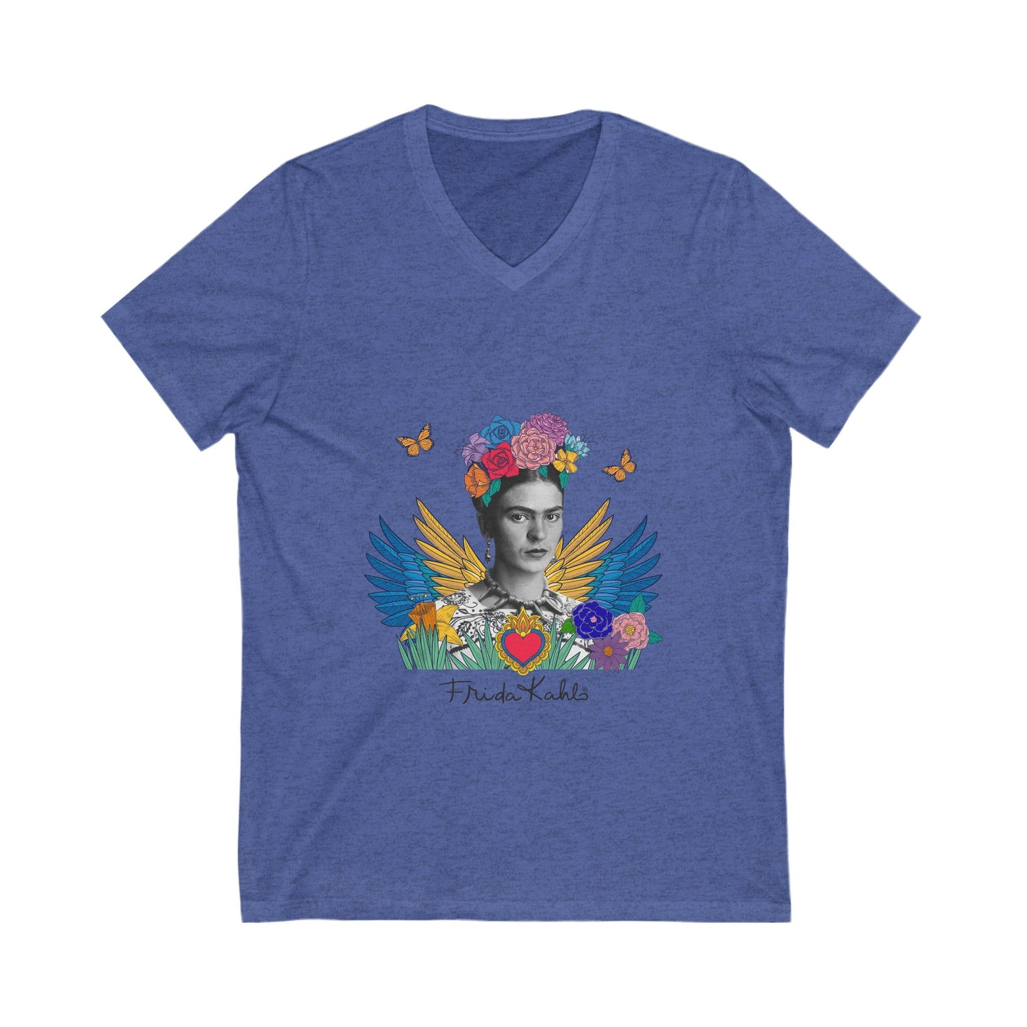 Frida Kahlo V-Neck Tee