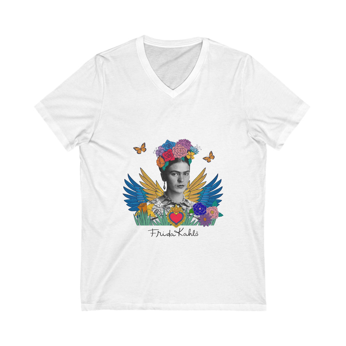 Frida Kahlo V-Neck Tee