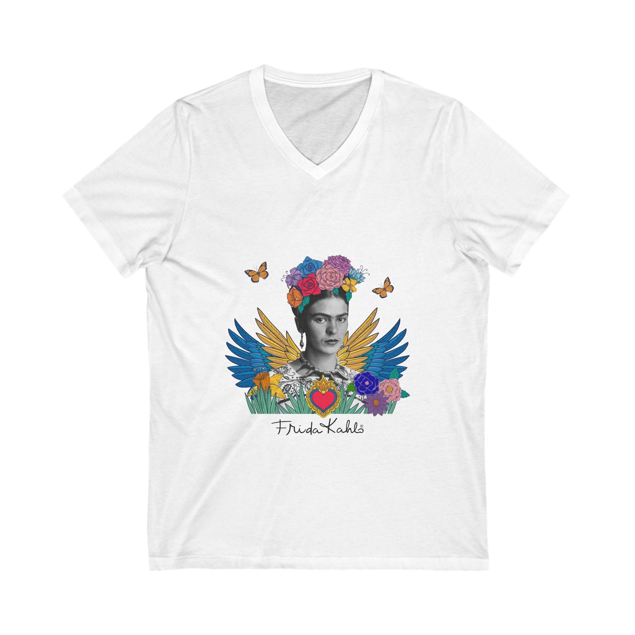 Frida Kahlo V-Neck Tee