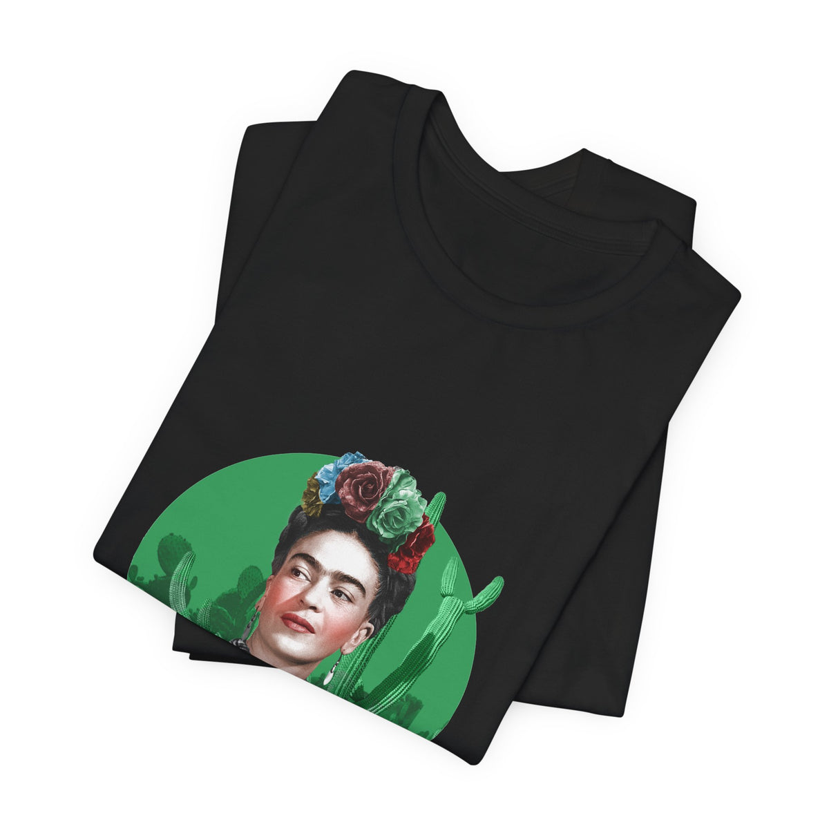 Frida Kahlo Cactus Garden Medallion T-Shirt