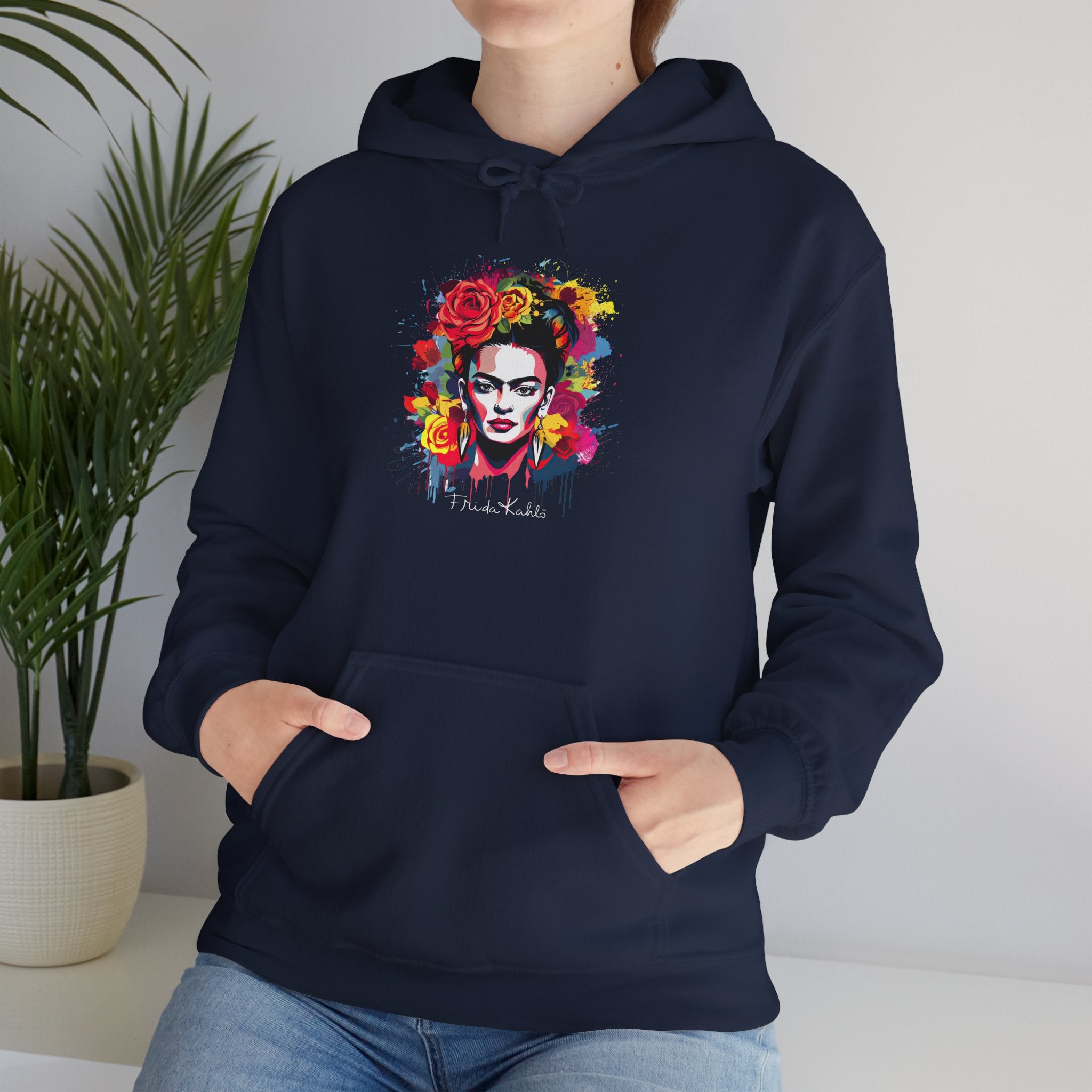 Frida Kahlo Art Hoodie — Colorful Design