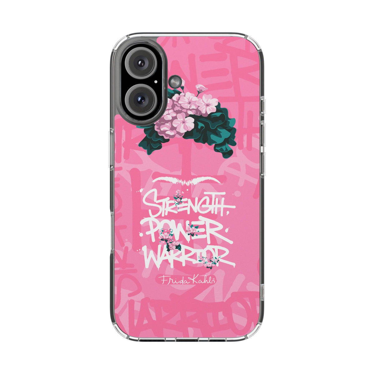 Frida Kahlo Strength Power Warrior iPhone Case - Breast Cancer Awareness