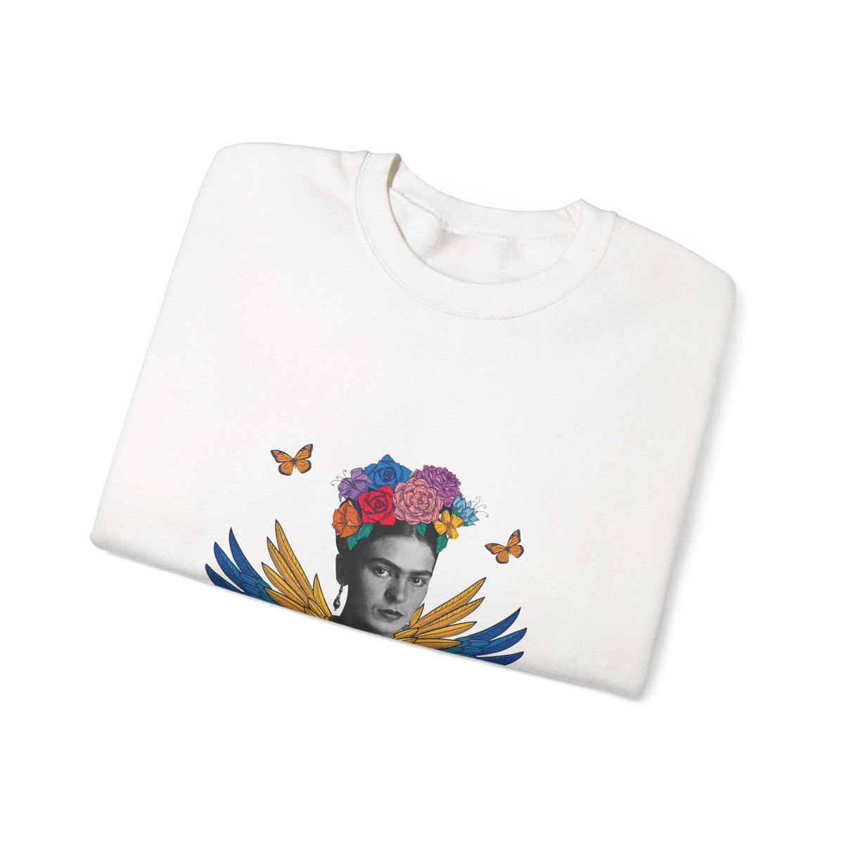 Frida Kahlo Winged Sacred Heart Crewneck Sweatshirt