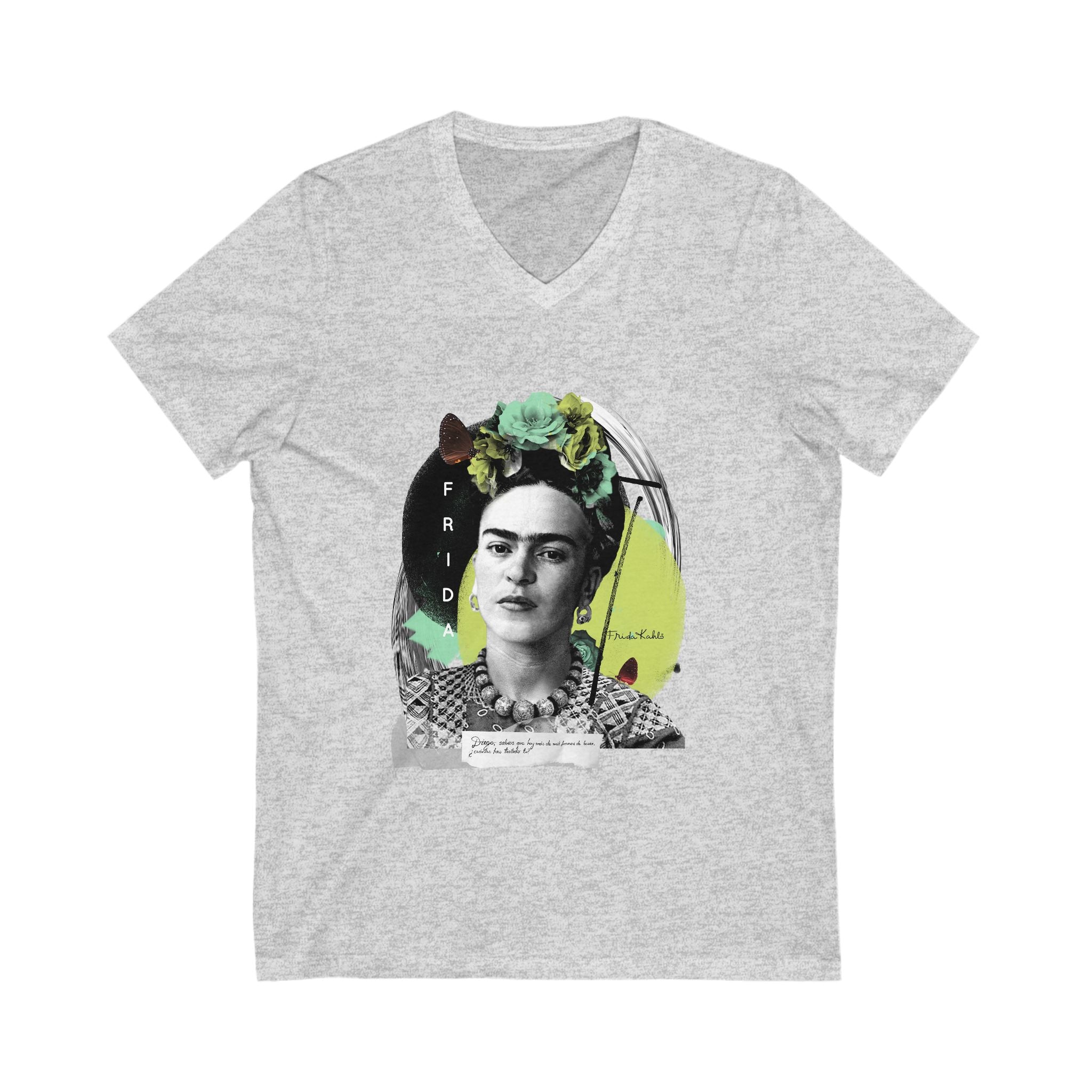 Frida Kahlo V-Neck Tee