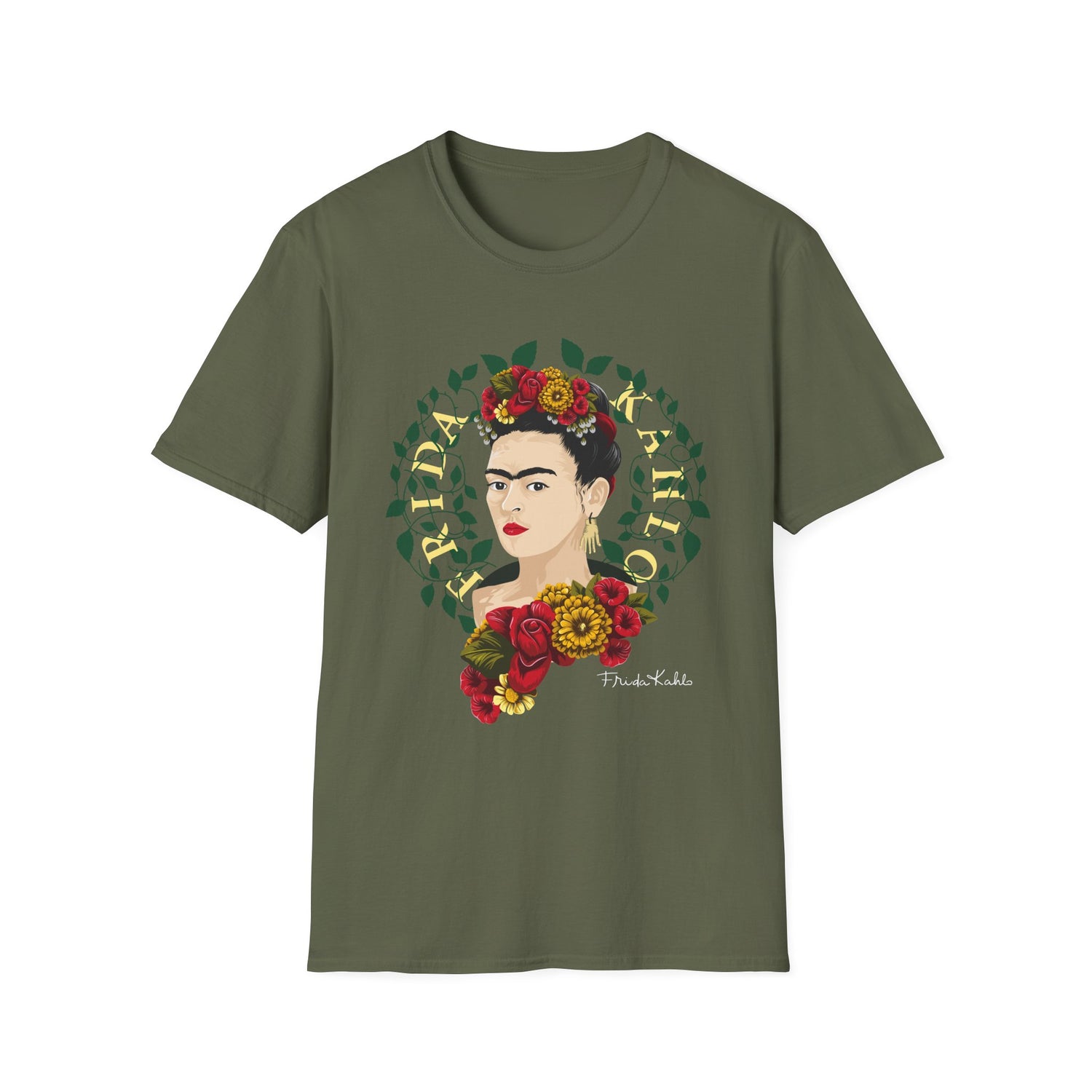 Frida Kahlo Colorful Unisex T-Shirt