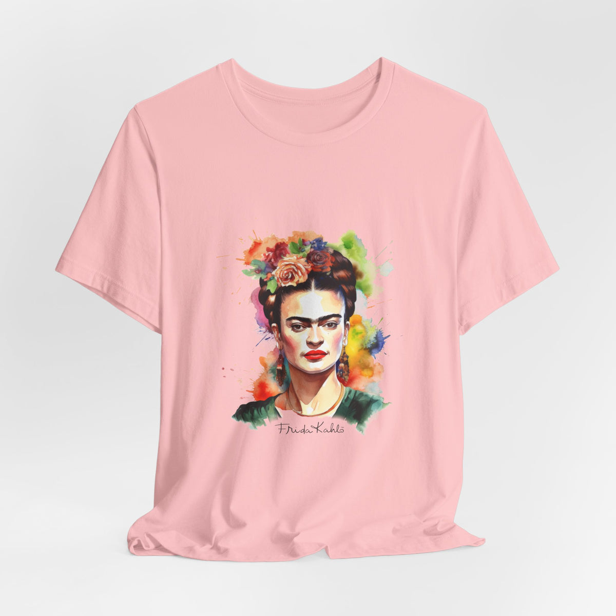 Frida Kahlo Garden Bloom Portrait T-Shirt