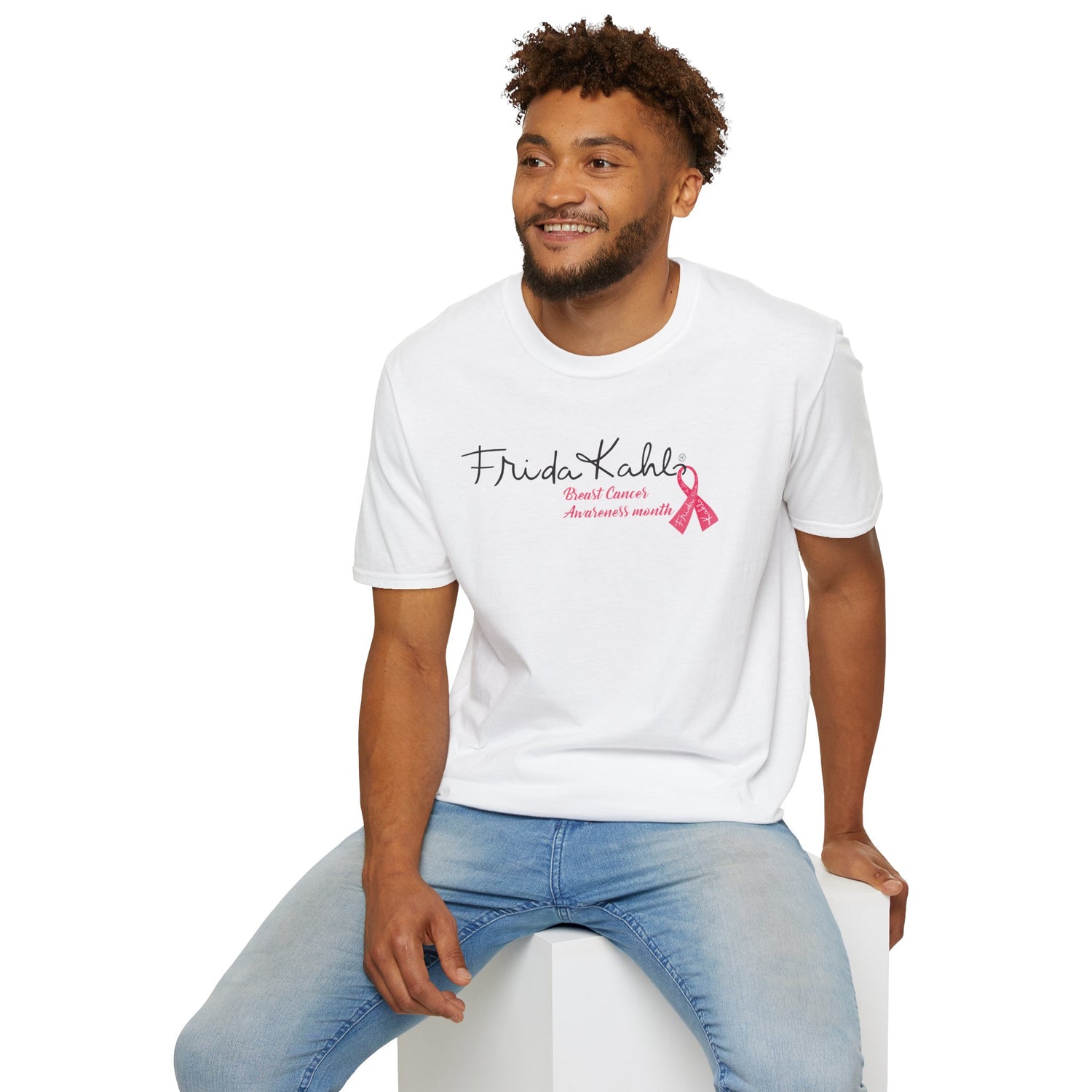 Frida Kahlo Breast Cancer Awareness T-Shirt