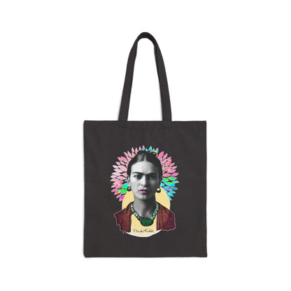 Canvas Tote Bag - Frida Kahlo Collection, Iconic Portraits and Vibrant Colors