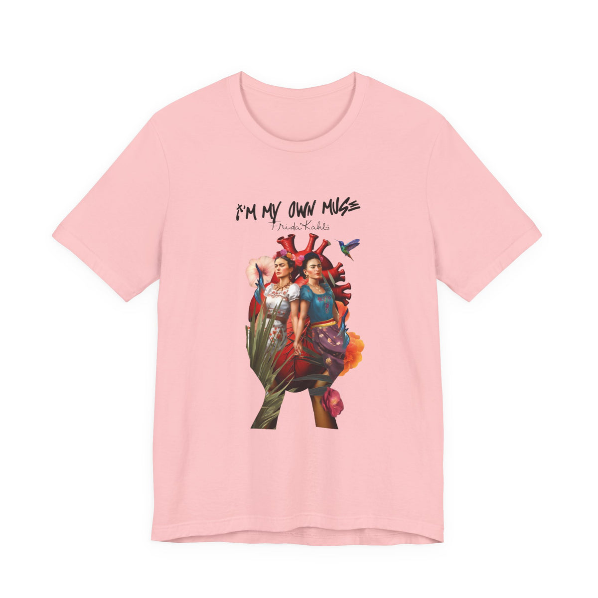 Frida Kahlo Anatomical Heart Embrace T-Shirt