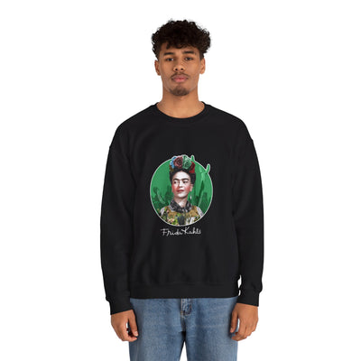 Frida Kahlo Cactus Garden Medallion Crewneck Sweatshirt