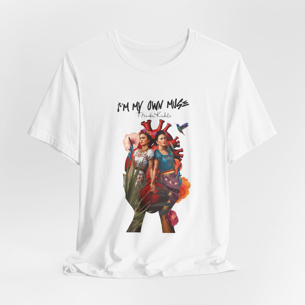 Frida Kahlo Anatomical Heart Embrace T-Shirt