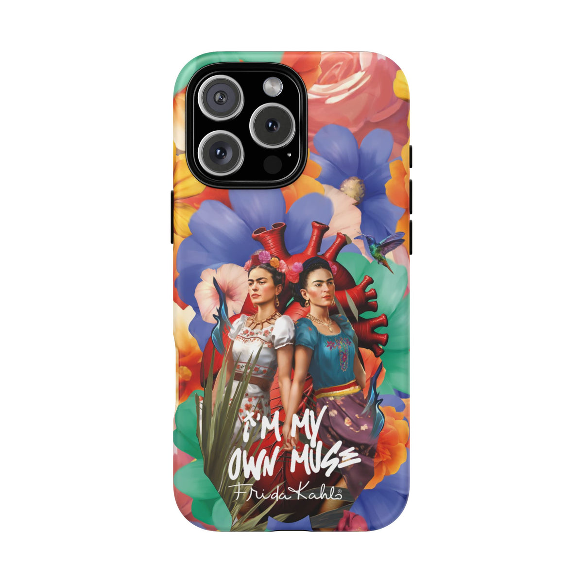 Frida Kahlo I Am My Own Muse Two Fridas iPhone Case