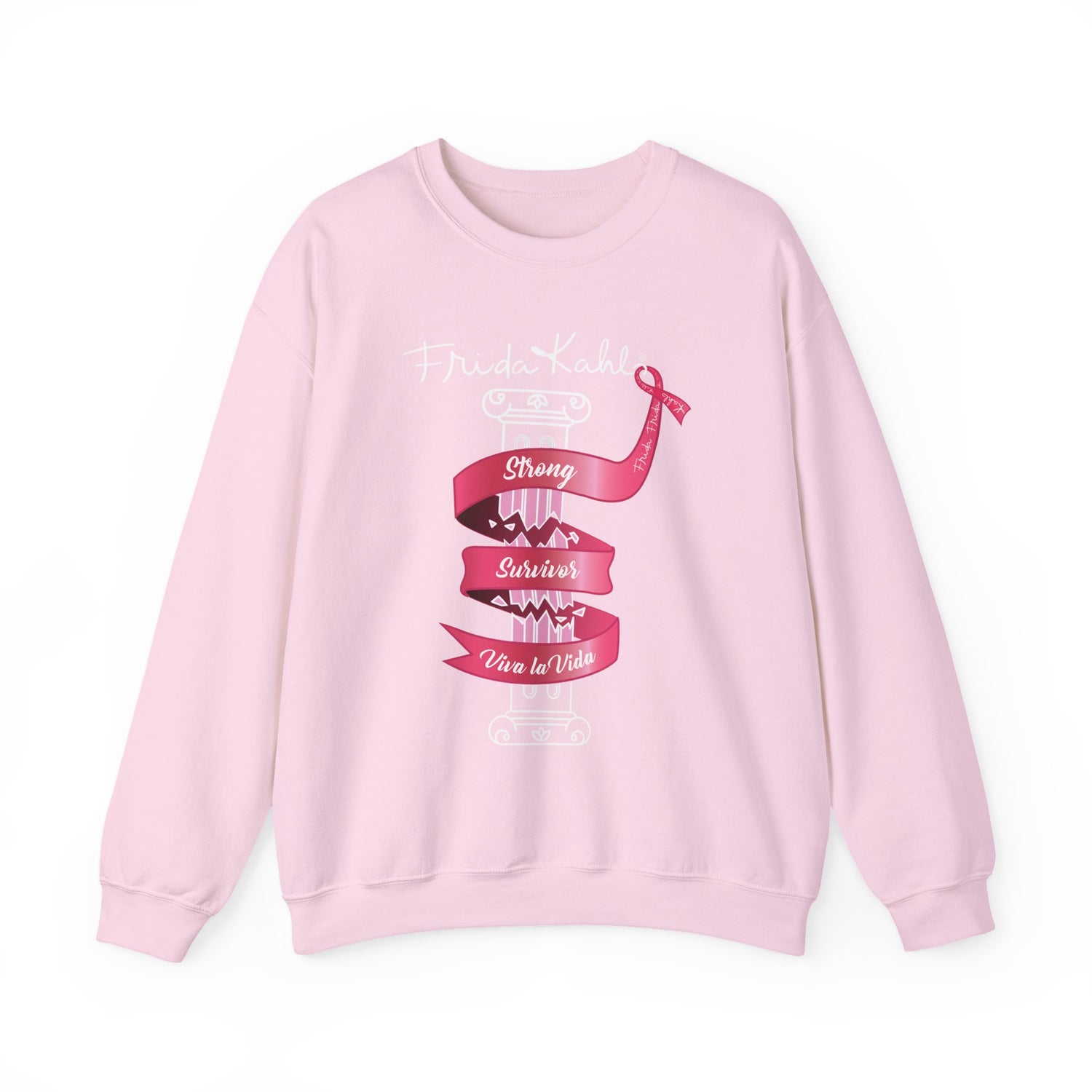 Frida Kahlo Inspired Sweatshirt - Breast Cancer Awareness Collection