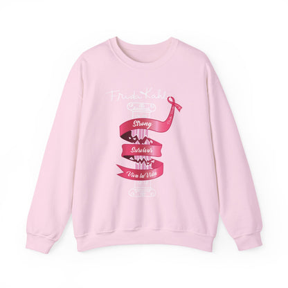 Frida Kahlo Inspired Sweatshirt - Breast Cancer Awareness Collection