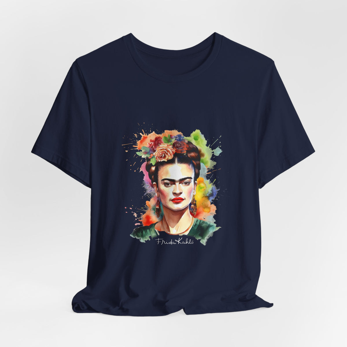 Frida Kahlo Garden Bloom Portrait T-Shirt