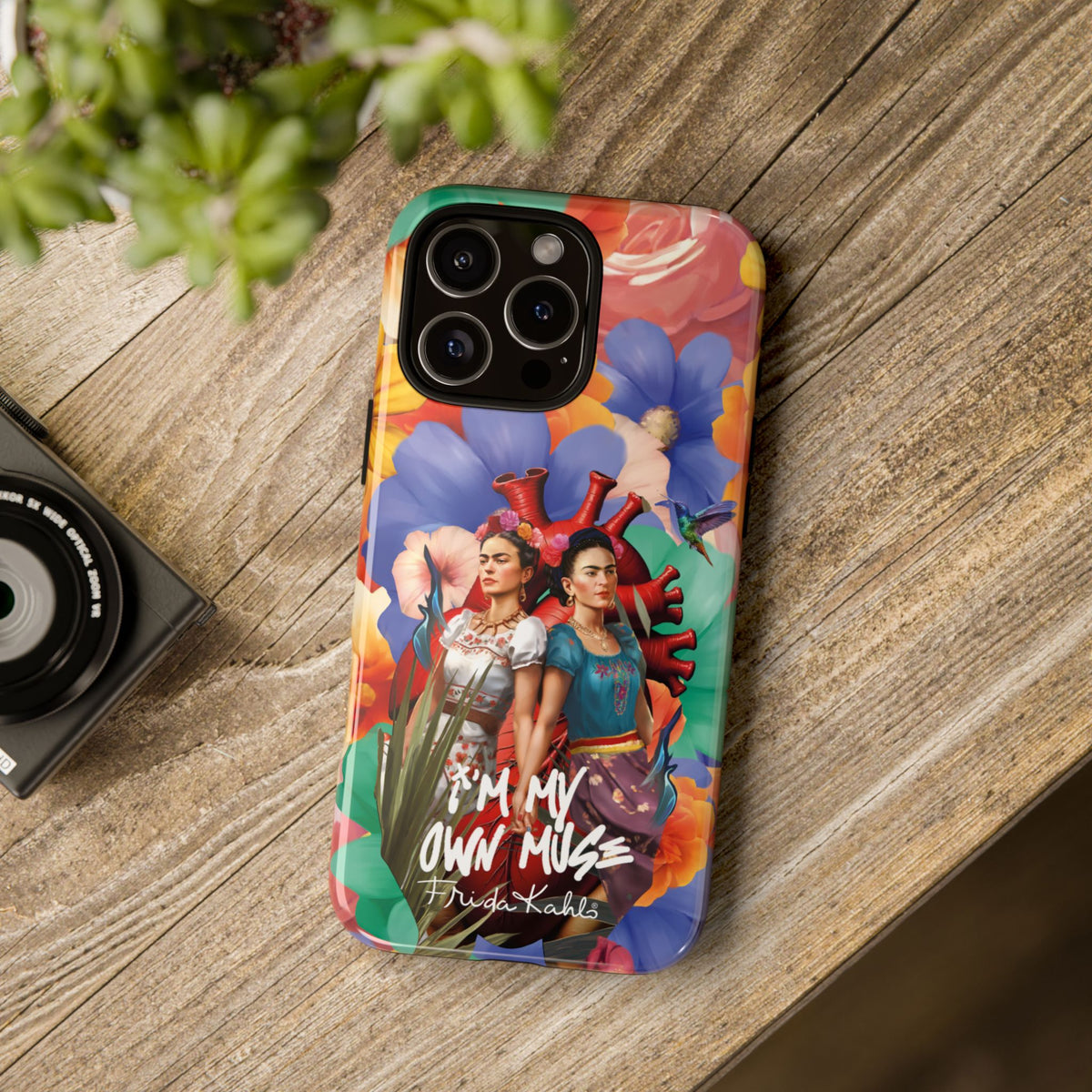 Frida Kahlo I Am My Own Muse Two Fridas iPhone Case
