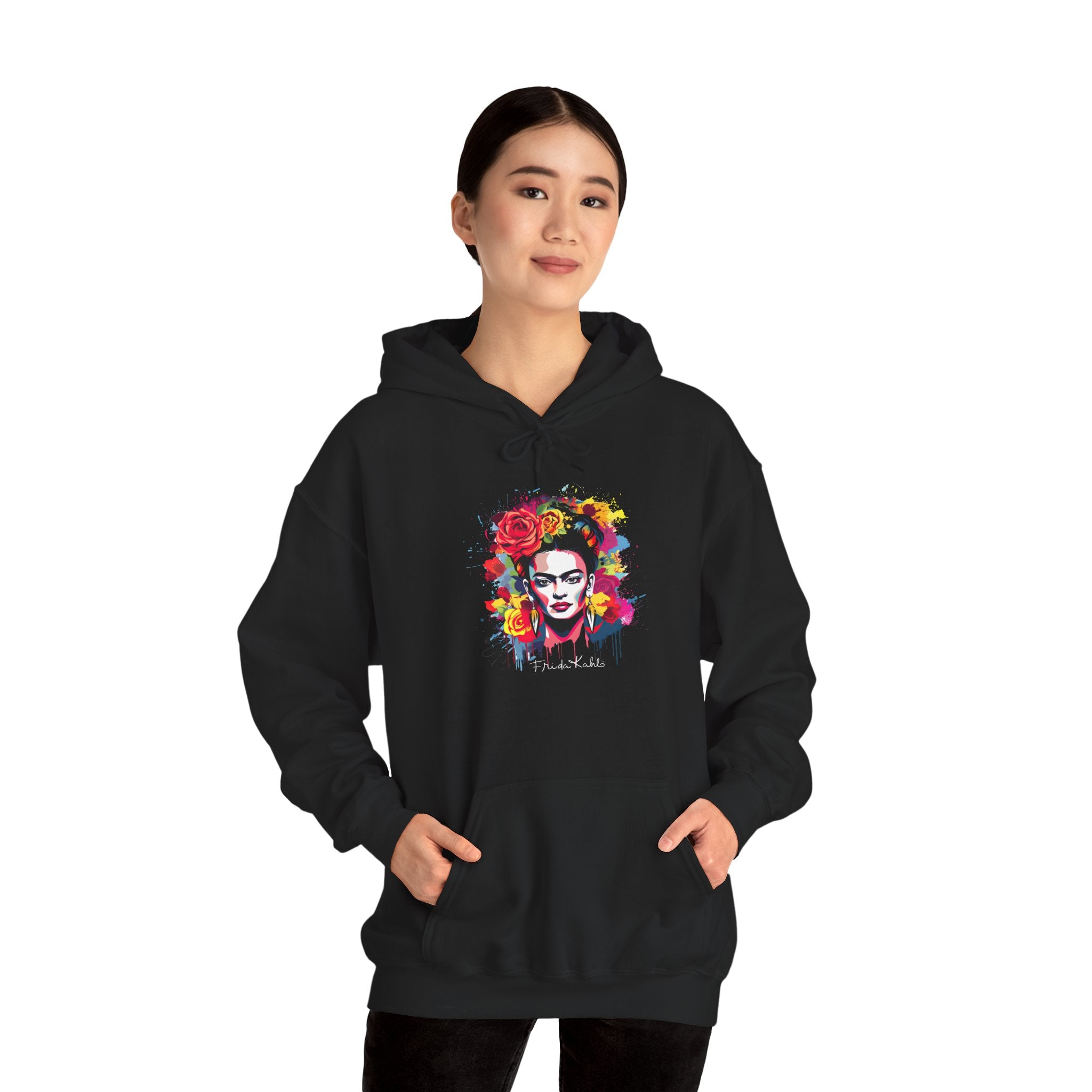 Frida Kahlo Art Hoodie — Colorful Design