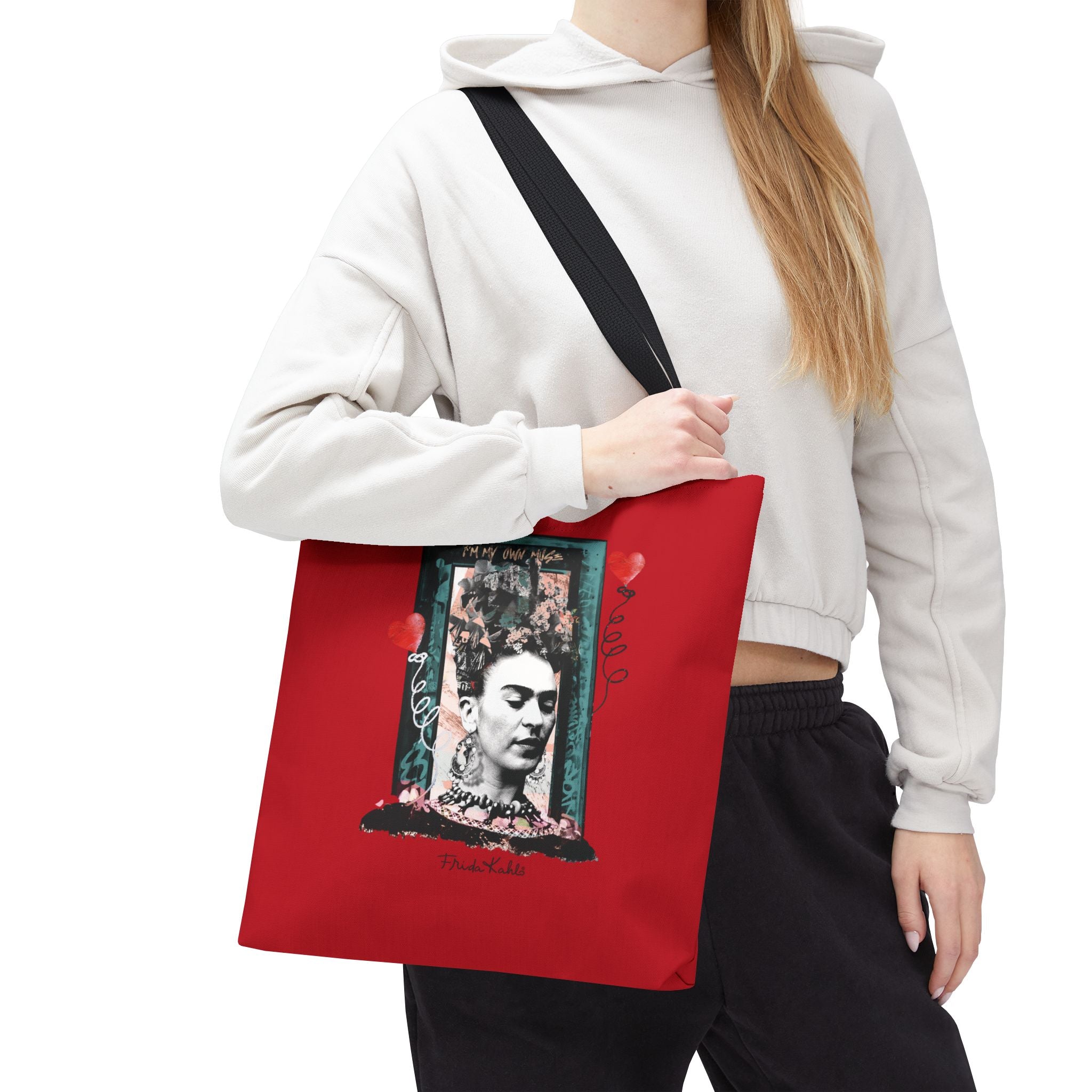 Frida Kahlo Inspired Colorful Art Tote Bag — &