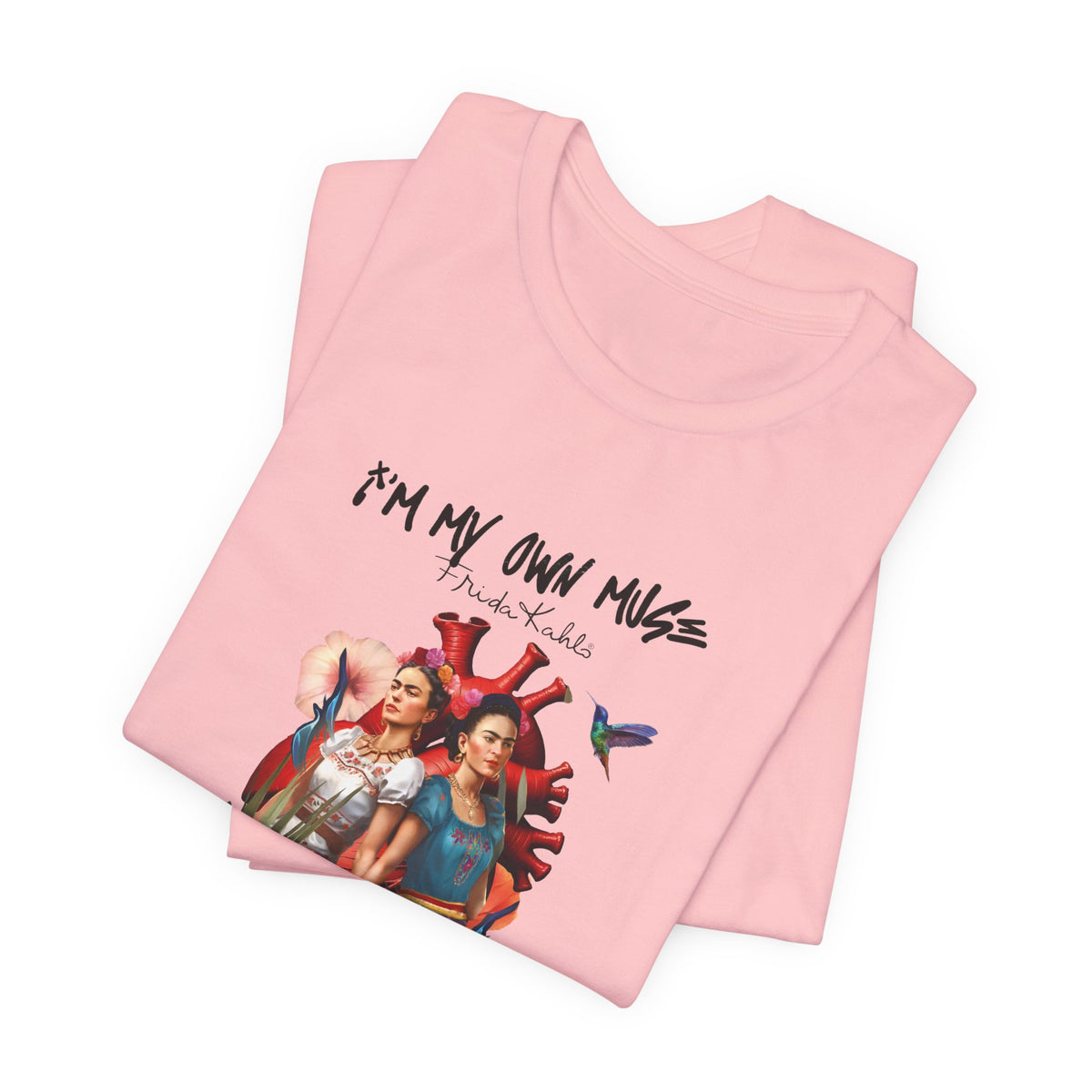 Frida Kahlo Anatomical Heart Embrace T-Shirt