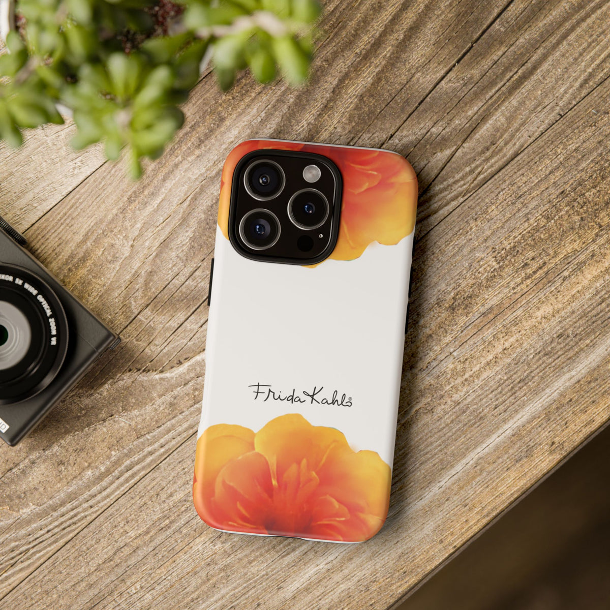 Frida Kahlo Orange Blossom iPhone Case