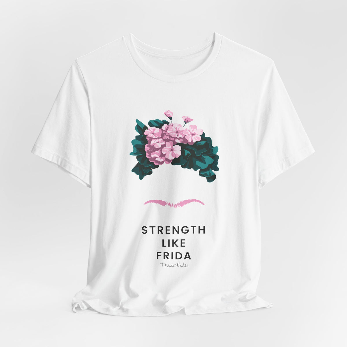 Frida Kahlo Strength Like Frida Breast Cancer Awareness T-Shirt