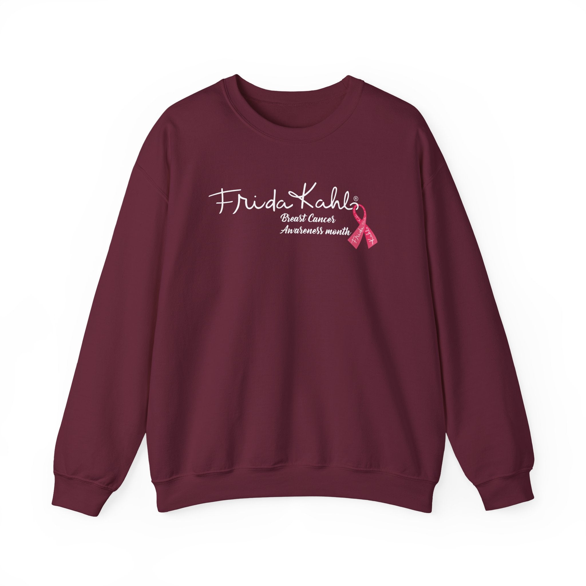 Frida Kahlo Inspired Sweatshirt - Breast Cancer Awareness Collection