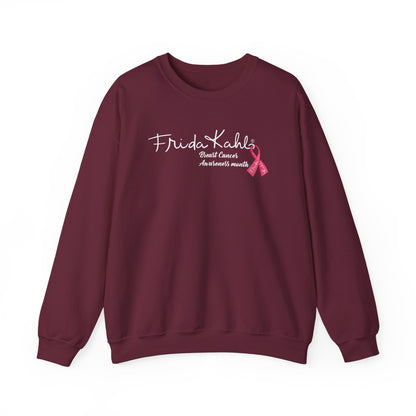 Frida Kahlo Inspired Sweatshirt - Breast Cancer Awareness Collection