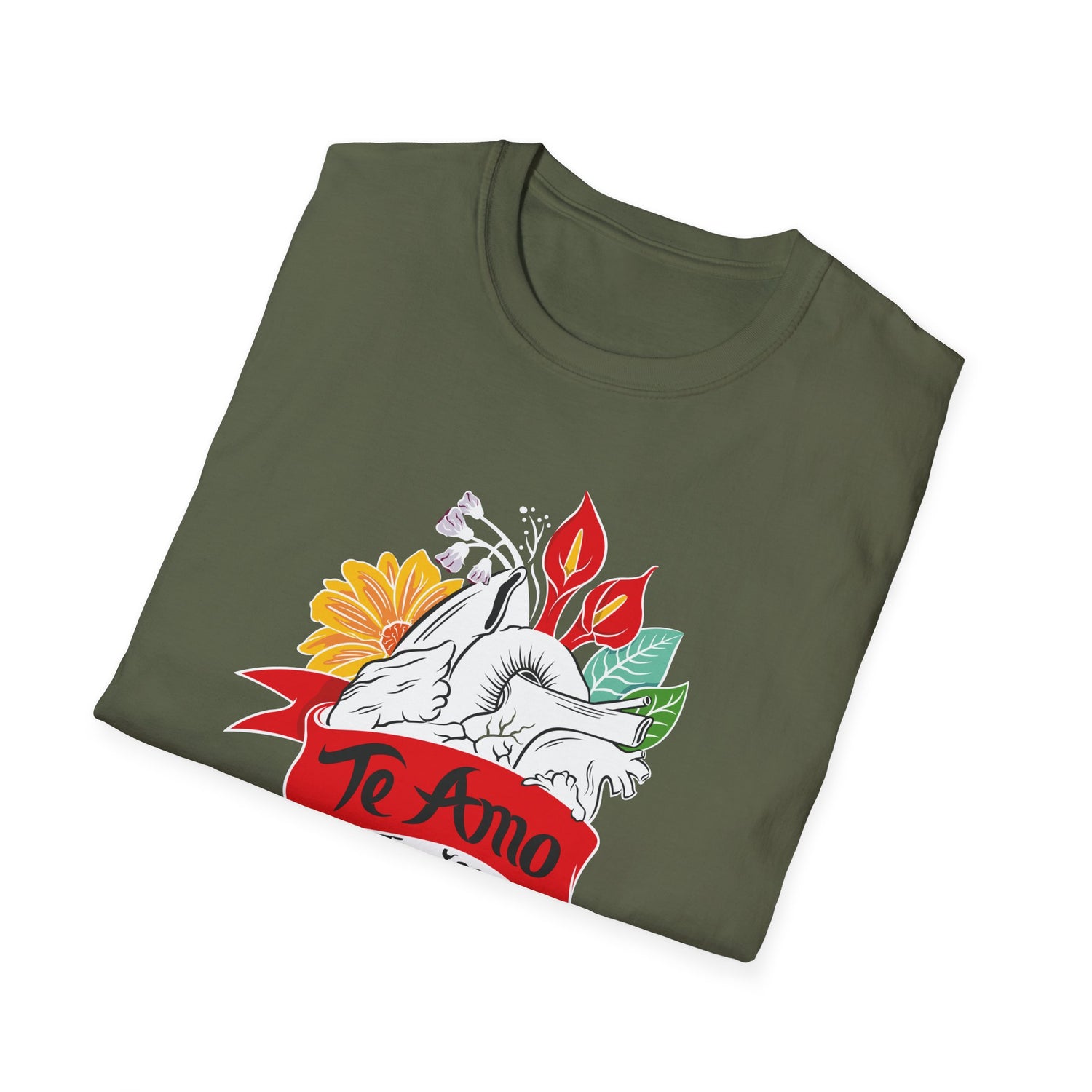 Frida Kahlo - "Te Amo Más Que Mi Propia Piel" - Inspired Anatomical Heart T-Shirt