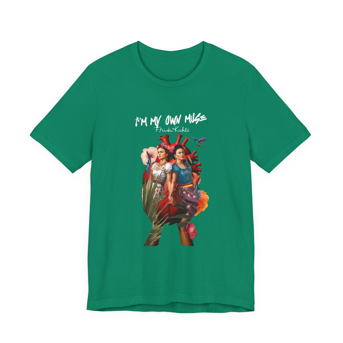 Frida Kahlo Anatomical Heart Embrace T-Shirt