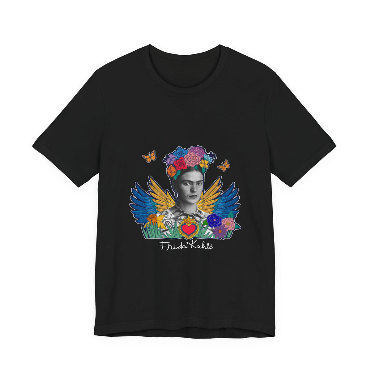 Frida Kahlo Winged Sacred Heart T-Shirt